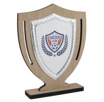 Premios personalizados escudo equipo con dedicatoria 1117