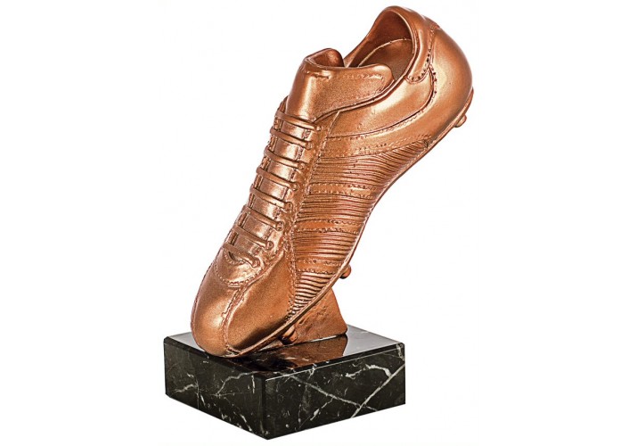 Trofeo bota de bronce fútbol