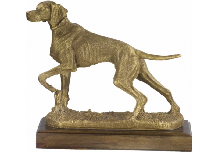 Figura perro caza GRABADA