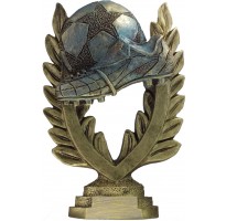 Trofeo fútbol dorado