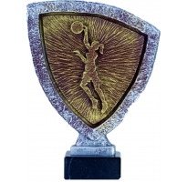 Trofeo baloncesto femenino piedra