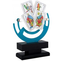 Trofeo cartas metal Trofeo cartas metal