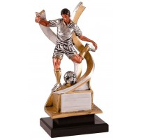 Trofeo fútbol grabado futbolista resina