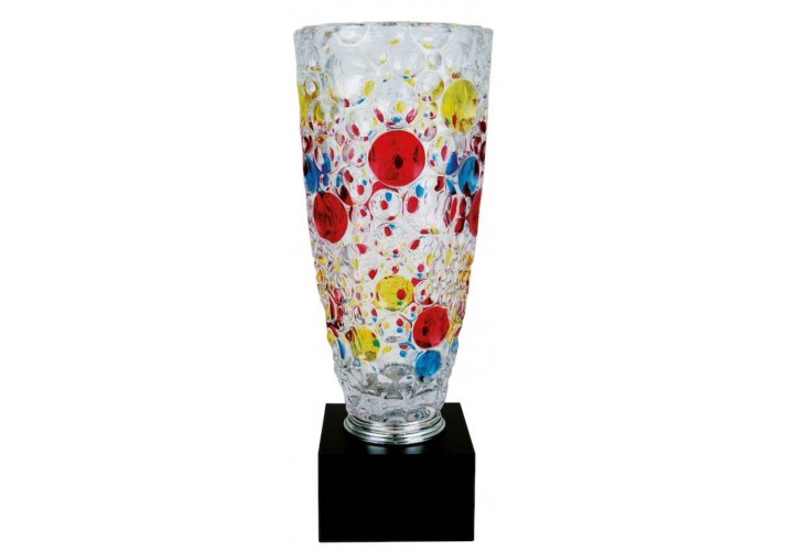 Trofeo jarrón cristal colores Trofeo jarrón cristal colores