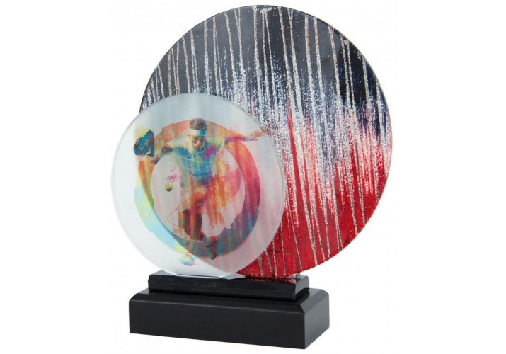 Trofeo padel cristal