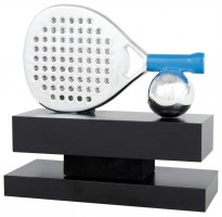 Trofeo padel metalizado Trofeo padel metalizado