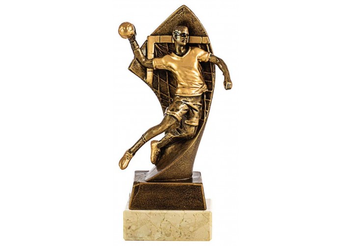 Trofeos balonmano dorados pequeños