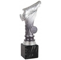 Trofeos fútbol pequeños bota plateada