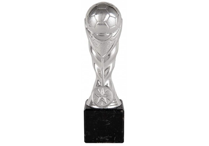 Trofeos fútbol pequeños balón plateado Trofeos fútbol pequeños balón plateado