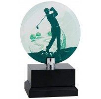 Trofeo golf cristal color