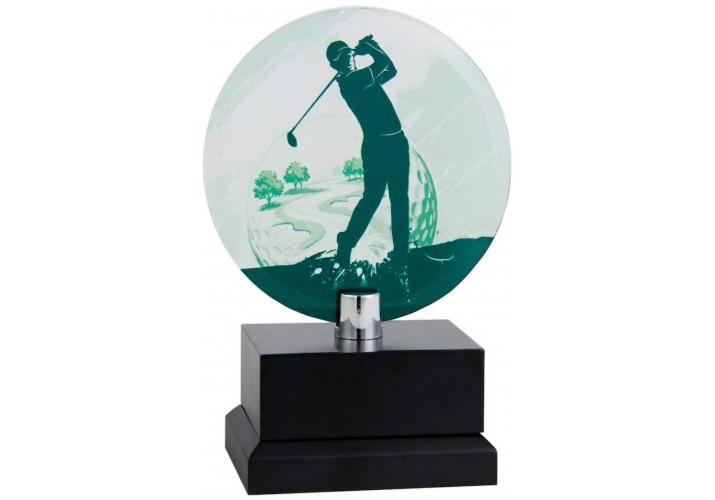 Trofeo golf cristal color Trofeo golf cristal color