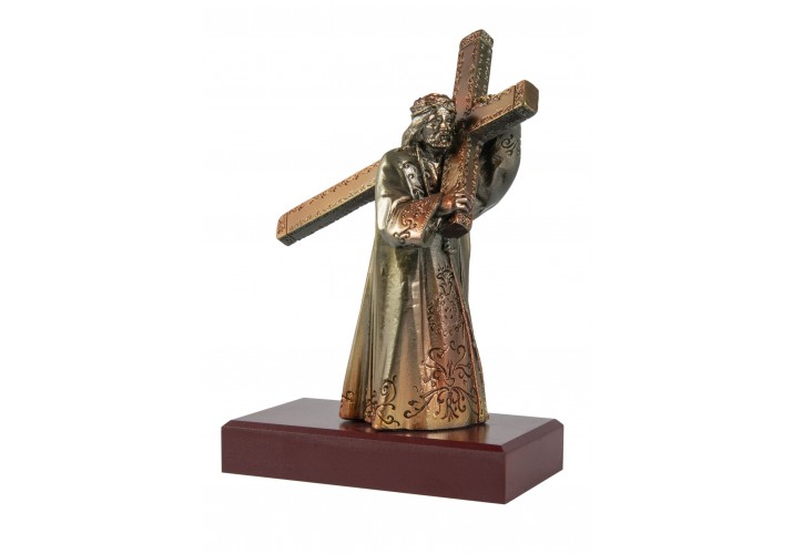 Figura cristo portando la cruz GRABADA