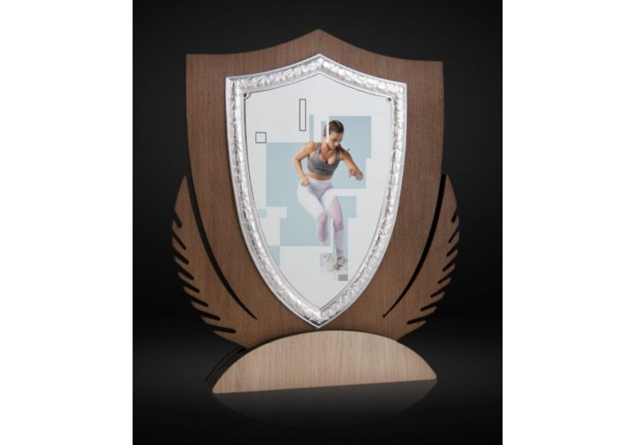 Premios personalizados escudo equipo con dedicatoria 6134