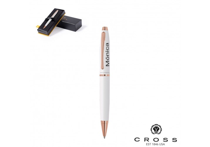 Bolígrafo Metal Blanco PERSONALIZADO