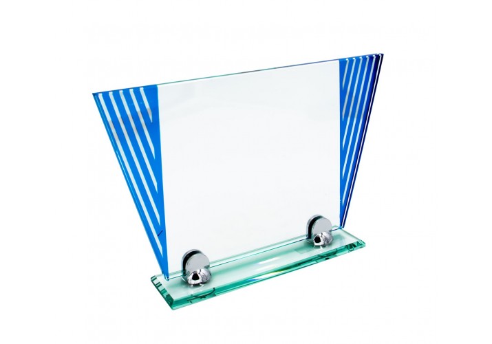 Regalo reconocimiento placa de cristal grabado alta calidad Z-24-4400