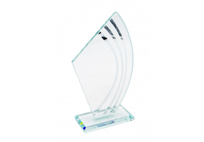 Premio regalo empresa asociación cristal grabado Z-24-4436