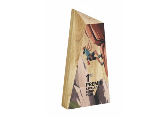 Premio madera grabada FS-2692-G Premio madera grabada FS-2692-G
