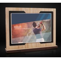 Placa homenaje en MADERA 6131 regalo agradecimiento