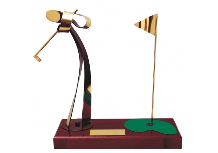 Figura regalo Glof Golfista grabada